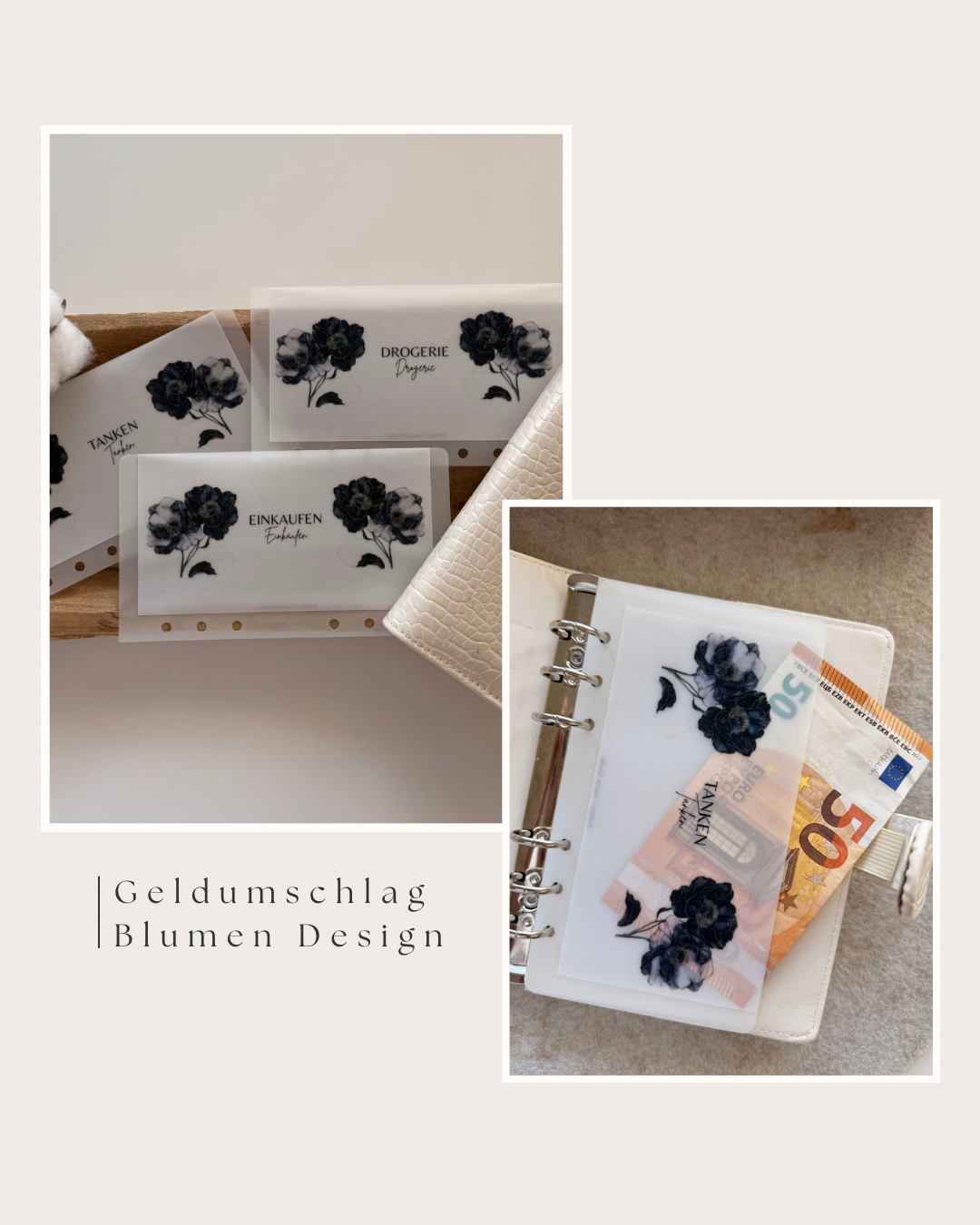 Personalisierte Budgetbinder Geldumschläge A6 | Laminierte Cash Stuffing Umschläge | Sinking Funds | Handmade